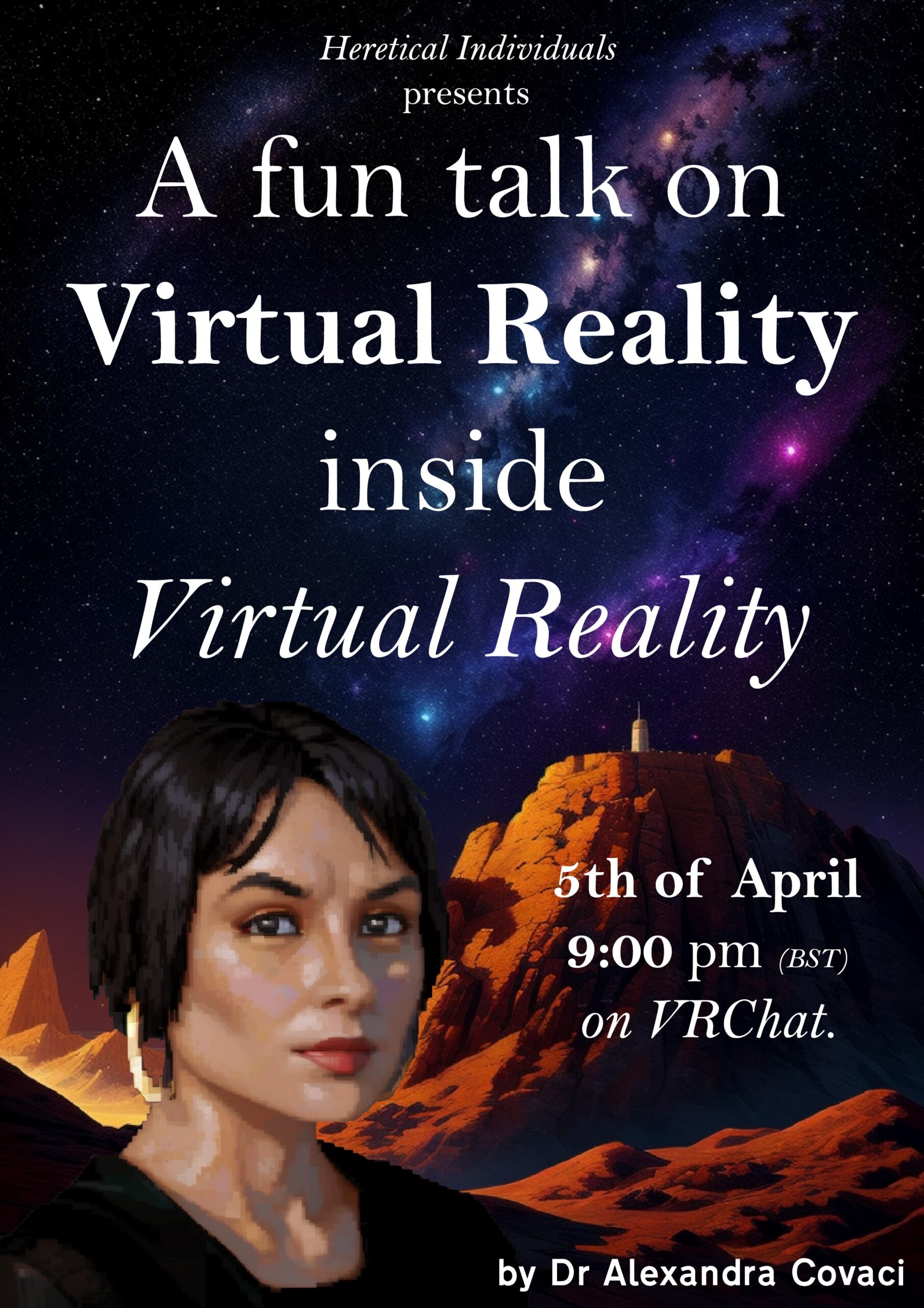 A fun talk on Virtual Reality inside Virtual Reality